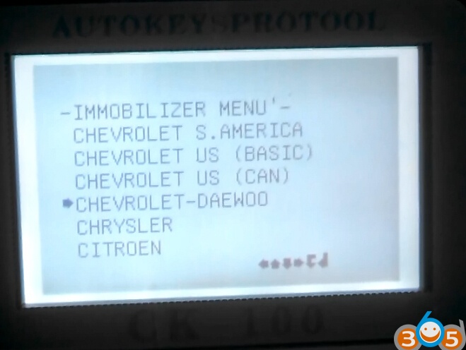
			Program Chevrolet Matiz 2013 Key with CK100 V45.06		