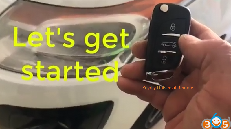 
			Program Citroen C3 Picasso 2013 Remote Key with Xtool X100 or Lonsdor K518		