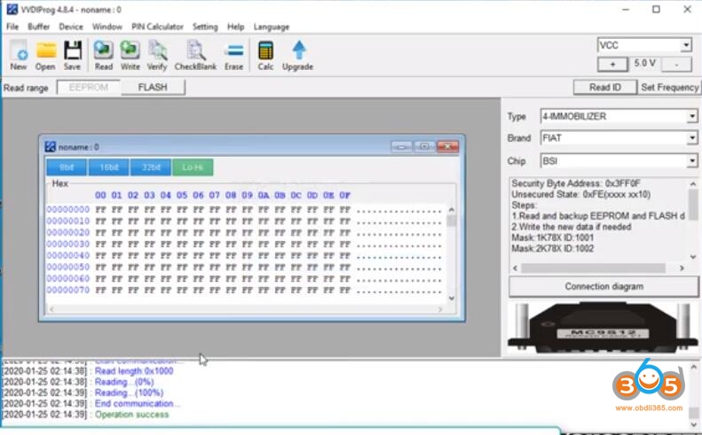 
			Program Fiat Palio ID48 2002 Key with VVDI Prog and Tango		