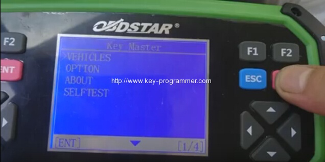 
			Program Ford Transit 2009 Key by OBDSTAR Key Master		