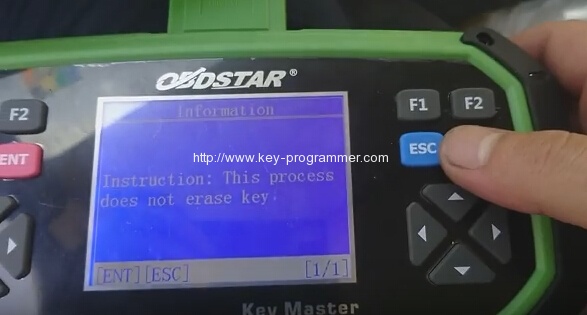 
			Program Ford Transit 2009 Key by OBDSTAR Key Master		