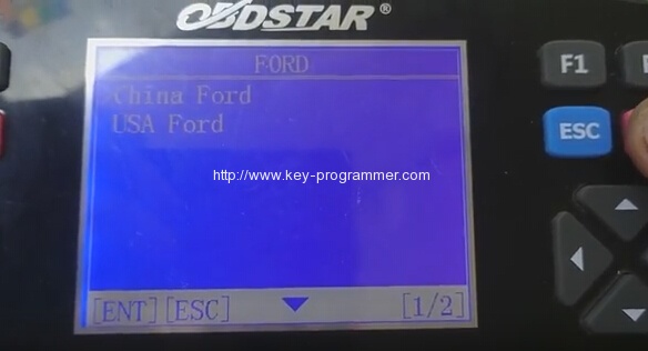 
			Program Ford Transit 2009 Key by OBDSTAR Key Master		