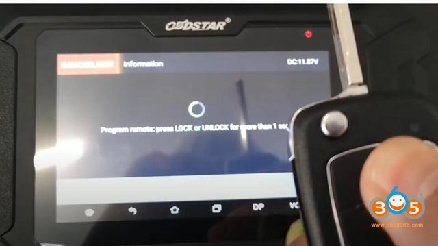 
			Program Hyundai i40 remote Key with OBDSTAR X300 PRO 4		