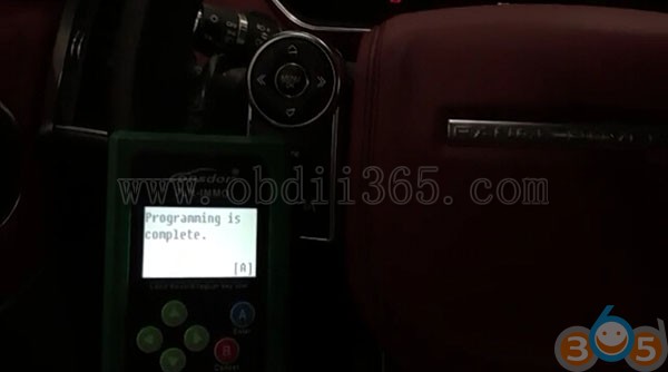 
			Program Land rover 2015- FK72 Smart Key with Lonsdor JLR-IMMO via OBD		