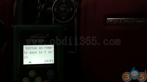 
			Program Land rover 2015- FK72 Smart Key with Lonsdor JLR-IMMO via OBD		