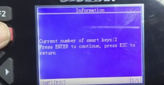 
			Program Mazda 3 2015 All Smart Keys Lost via OBDSTAR Key Master		
