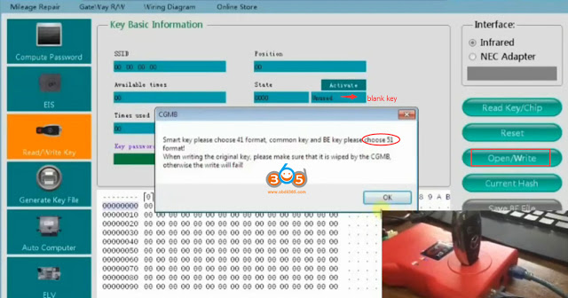 
			Program Mercedes EIS A246 All Keys Lost with CGDI MB and AC Adapter		