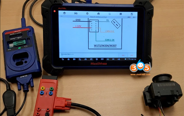 
			Program Mercedes W207 All Keys Lost with Autel IM608 and G Box		