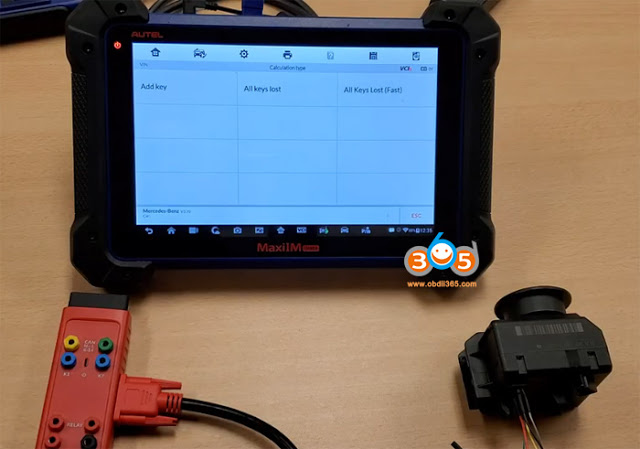 
			Program Mercedes W207 All Keys Lost with Autel IM608 and G Box		