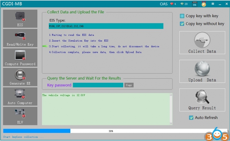 
			Program Mercedes W212 All Keys Lost with CGDI Prog MB		