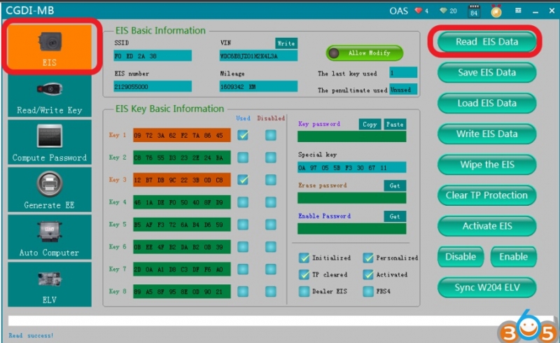 
			Program Mercedes W212 All Keys Lost with CGDI Prog MB		