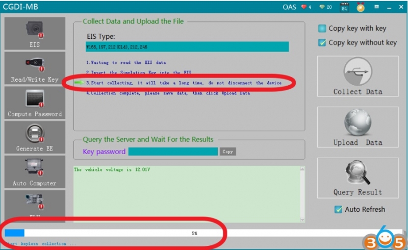 
			Program Mercedes W212 All Keys Lost with CGDI Prog MB		