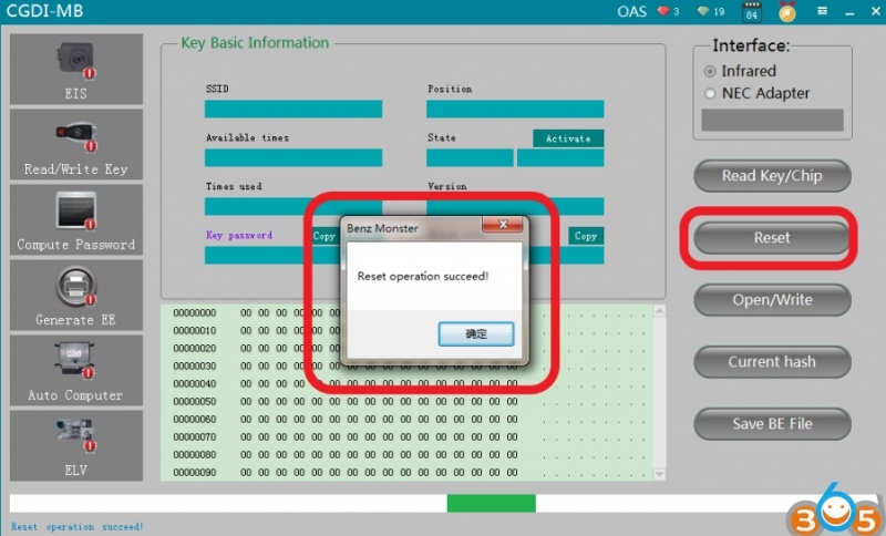 
			Program Mercedes W212 All Keys Lost with CGDI Prog MB		