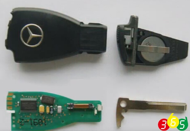 
			Program Mercedes W220 key with CKM100 Car Key Master		