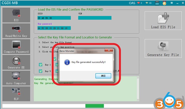 
			Program Mercedes W639 Key with CG Pro and CGDI MB		