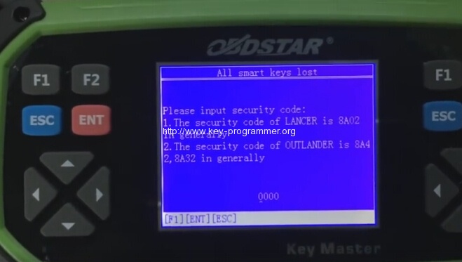 
			Program Mitsubishi EVO10 Smart Remote Key All Keys Lost		