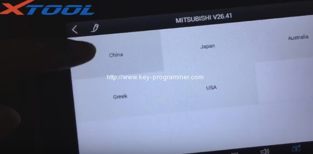 
			Program Mitsubishi Outlander 2009 all keys lost via Xtool X100 Pad		