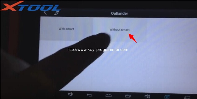 
			Program Mitsubishi Outlander 2009 all keys lost via Xtool X100 Pad		