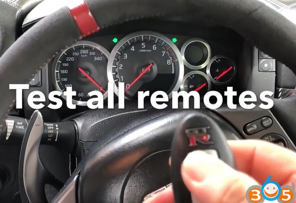 
			Program Nissan GTR 2010 Remote Key with OBDSTAR X300 DP		