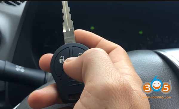 
			Program Nissan Navara 2-Button Remote with OBDSTAR X300 DP PLUS		