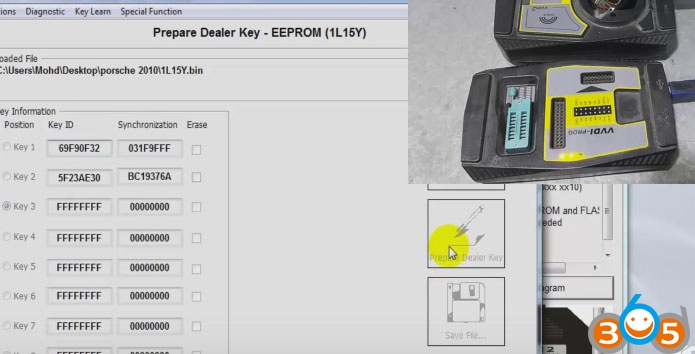 
			Program Paramera New Key via VVDI2 and VVDI Prog		