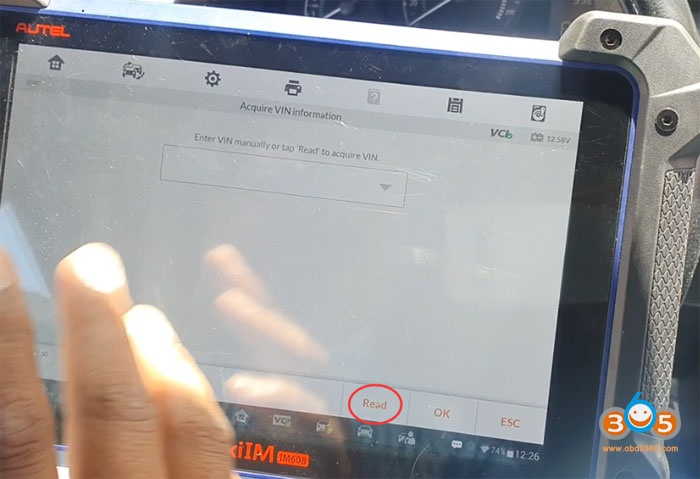 
			Program Renault Duster 2018 Remote Key with Autel IM608		