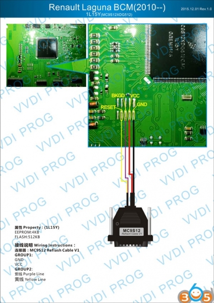 
			Program Renault Laguna 2014 All Keys Lost with VVDI Prog and Tango		