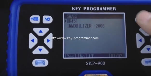 
			Program Smart Fortwo 451 Remote Key by SKP900		