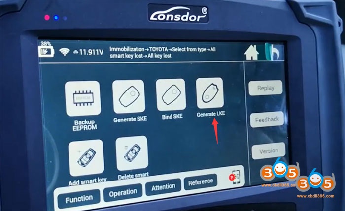 
			Program Toyota Prius 2011 All Smart Key Lost by Lonsdor K518 and LKE Emulator		