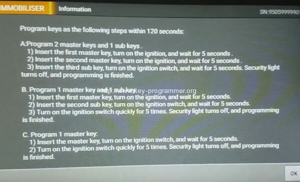 
			Program Toyota RAV4 G Key All Key Lost by OBDSTAR X300 DP via OBD		