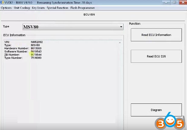 
			Read BMW ISN from MSV80: using VVDI2 or CGDI Prog?		