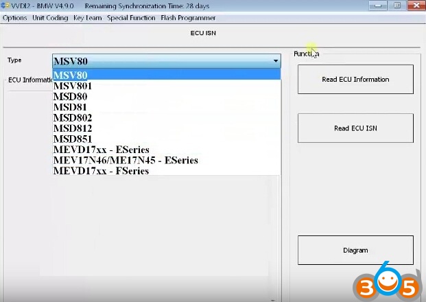 
			Read BMW ISN from MSV80: using VVDI2 or CGDI Prog?		