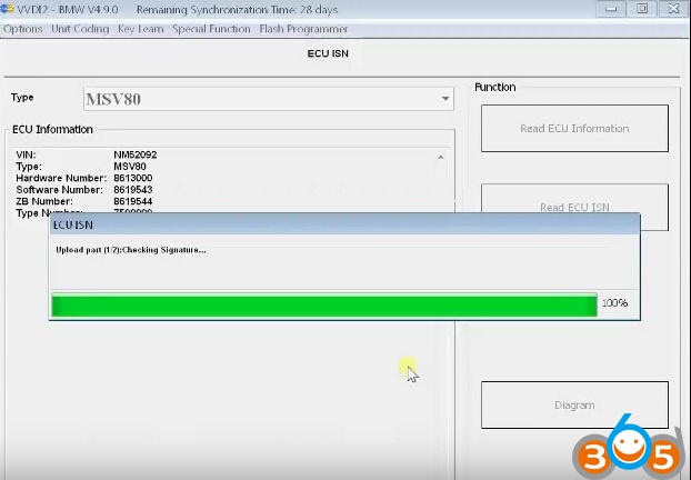 
			Read BMW ISN from MSV80: using VVDI2 or CGDI Prog?		