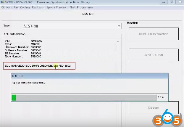 
			Read BMW ISN from MSV80: using VVDI2 or CGDI Prog?		