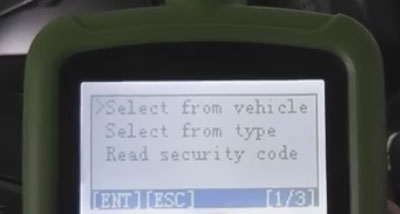 
			Read Peugeot 310 Security Code via OBDSTAR F108+		