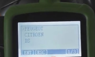 
			Read Peugeot 310 Security Code via OBDSTAR F108+		