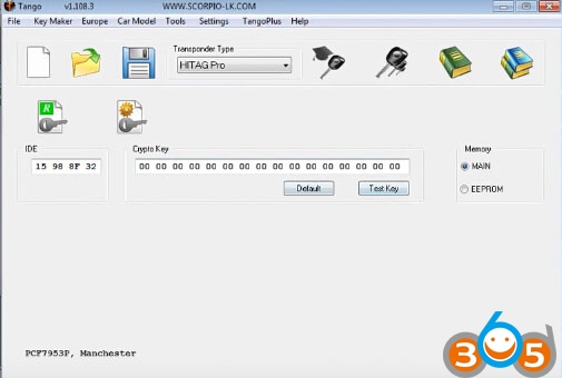 
			Renew PCF7953 BMW Key with VVDI Prog and Tango		