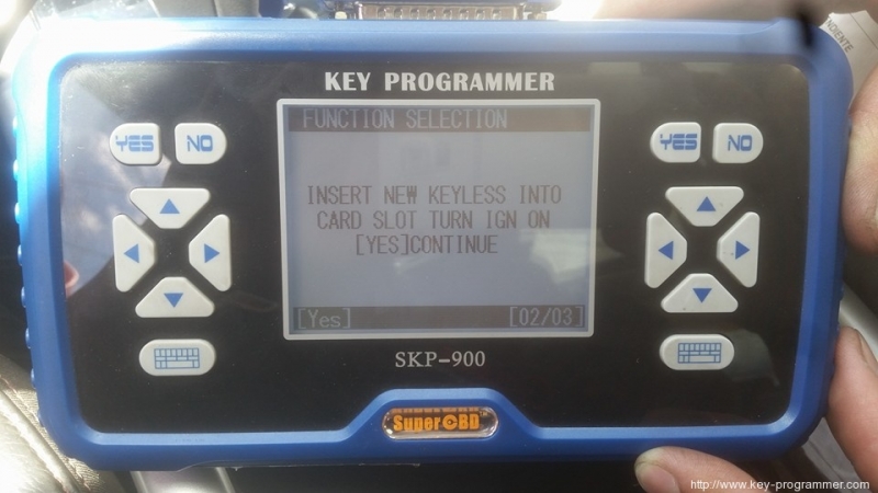 
			SKP900 key programmer adds a Ford Edge key successfully		