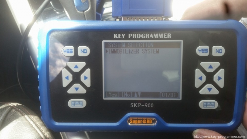 
			SKP900 key programmer adds a Ford Edge key successfully		