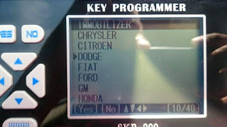 
			SKP900 key programmer program Dodge key step by step		