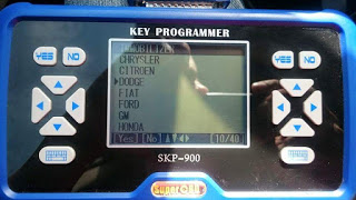 
			SKP900 key programmer program Dodge key step by step		