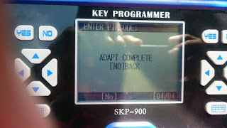 
			SKP900 key programmer program Dodge key step by step		