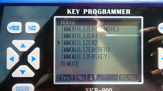 
			SKP900 key programmer program Dodge key step by step		