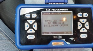 
			SKP900 programmed Mitsubishi Lancer 2012 key successfully		