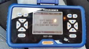 
			SKP900 programmed Mitsubishi Lancer 2012 key successfully		