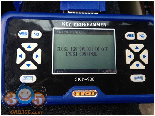 
			SKP900 Programming ID46 Nissan Key		