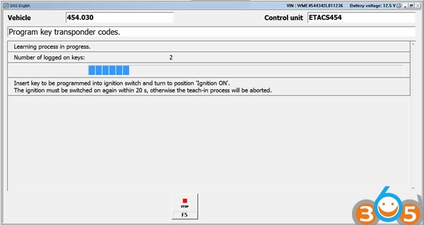 
			Smart 454 Key Tech-in Key Programming with Super MB Star C3		