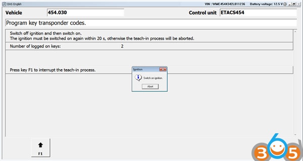 
			Smart 454 Key Tech-in Key Programming with Super MB Star C3		