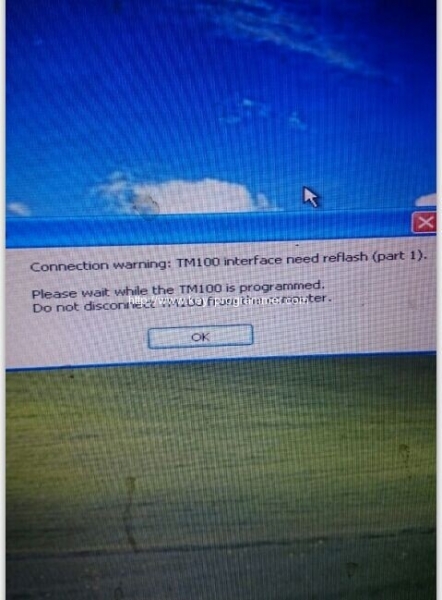 
			TM100 need reflash after open authorization(solved)		