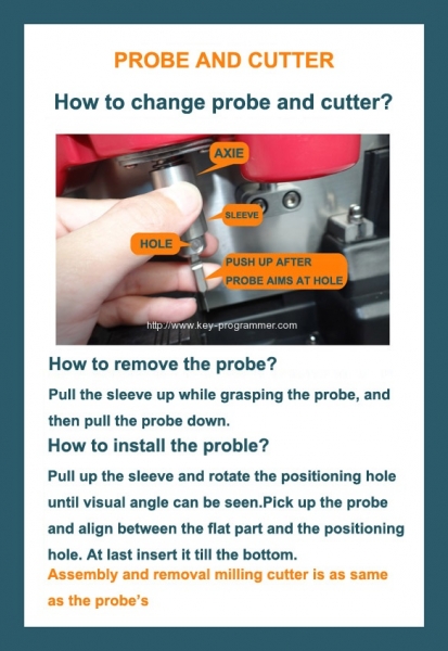 
			V8/X6 Key Cutting Machine Guide in Image		